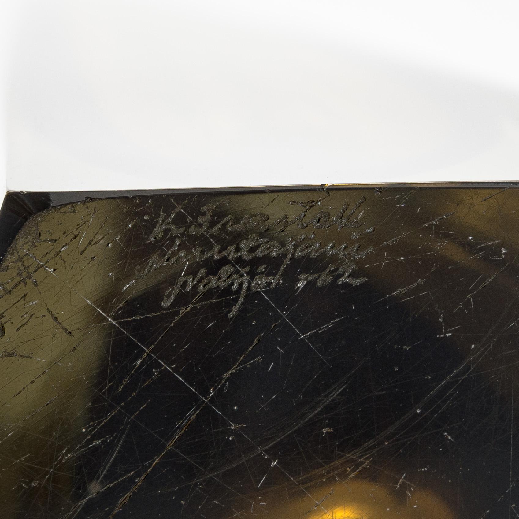 Kaj Franck, a 'KF 246' sculpture signed K. Franck Nuutajärvi Notsjö -62.