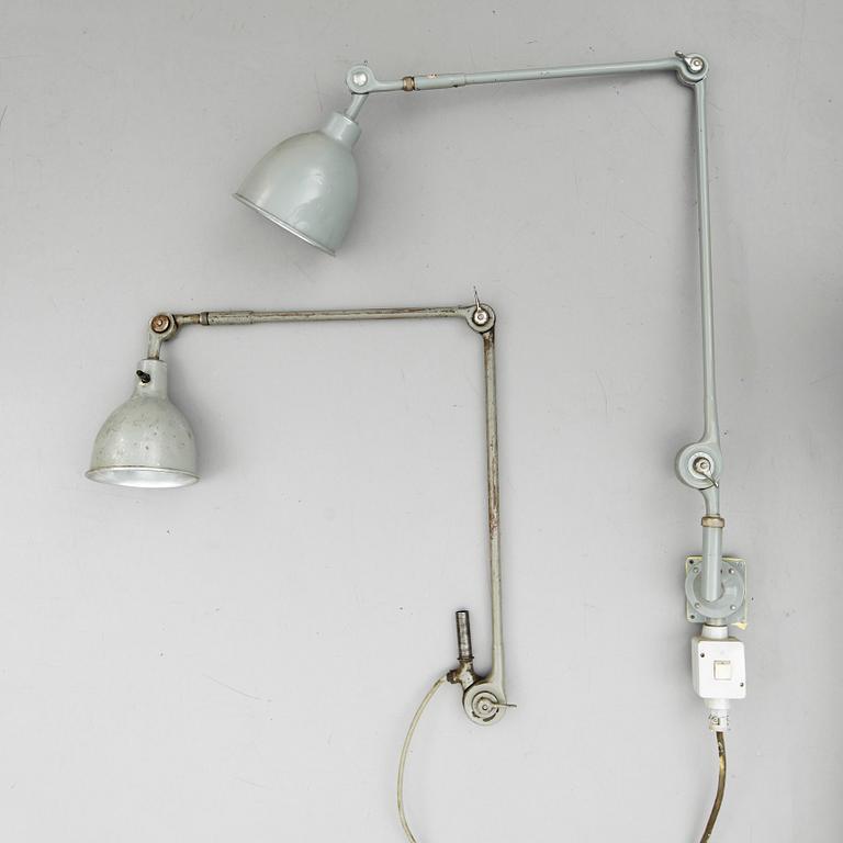 INDUSTRILAMPOR, 2 st, 1900-talets mitt.