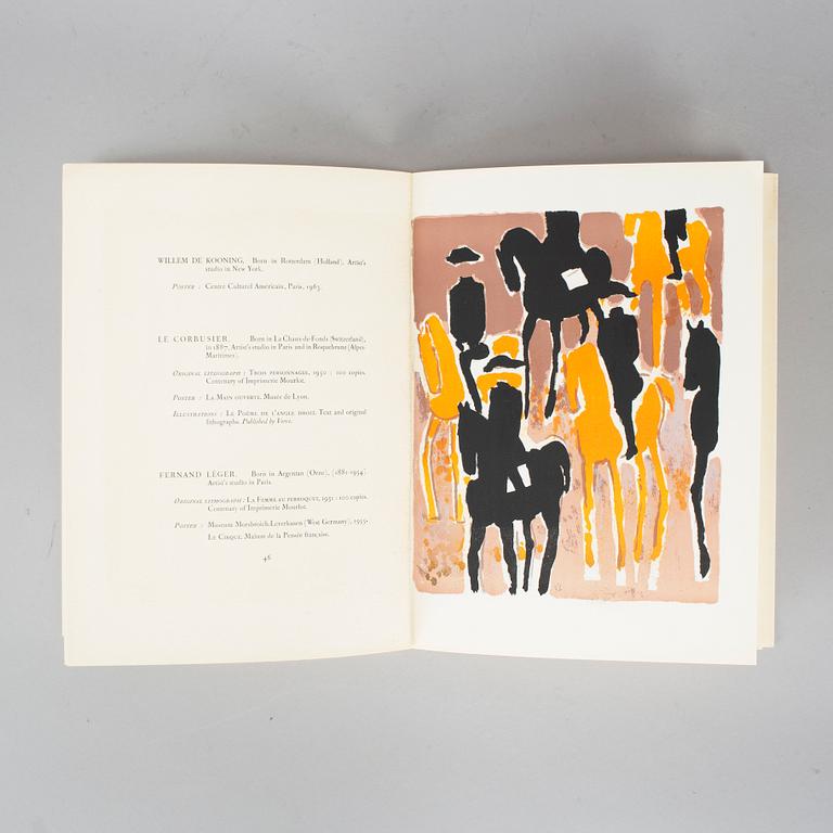 BOOK, PRINTS FROM THE MOURLOT PRESS. Paris 1964.
