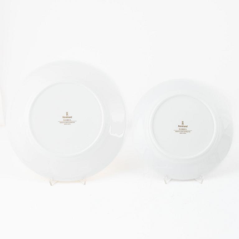 Karin Björquist, 49 pieces of a "Nobel" porcelain service, Rörstrand, Sweden.