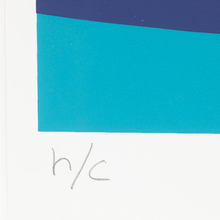Franco Costa, silkscreen in colours, signed HC.