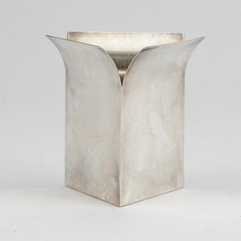 A Wolfgang Gessl silver vase, 20th Century.