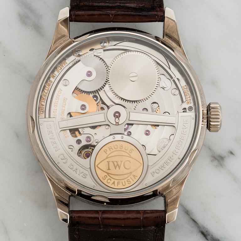 IWC, Schaffhausen, Portugieser, Perpetual Calendar, wristwatch, 42 mm,