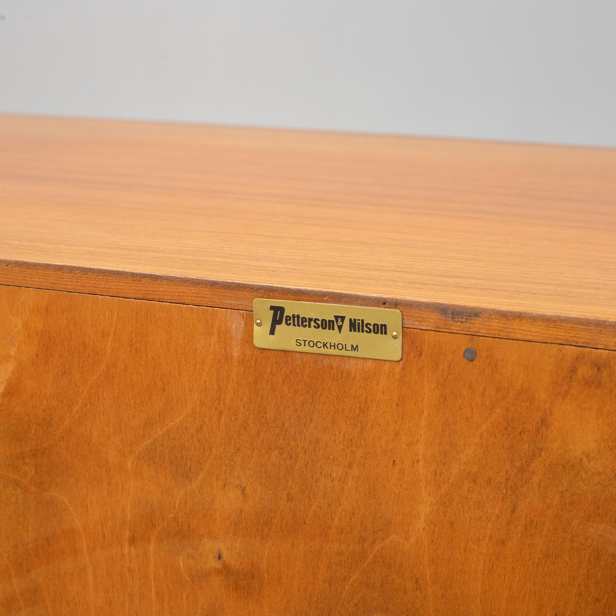 Sideboard, Petterson & Nilson, Stockholm, 1950/60-tal.