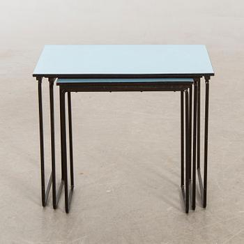 Satsbord, 50-tal, metall, laminat.