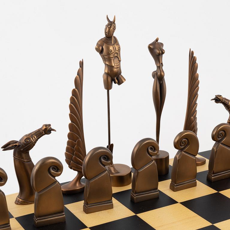Paul Wunderlich, Schackspel "Minotaurs".