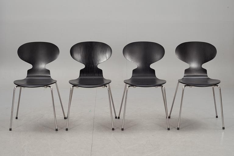 STOLAR, 4 st, "Myran", Arne Jacobsen, Fritz Hansen.