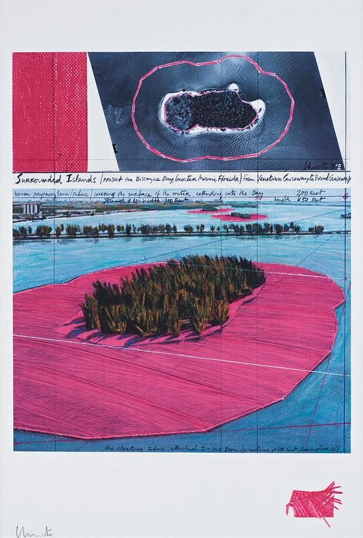 Christo & Jeanne-Claude, "Surrounded Islands, Biscayne Bay, Miami, Florida".