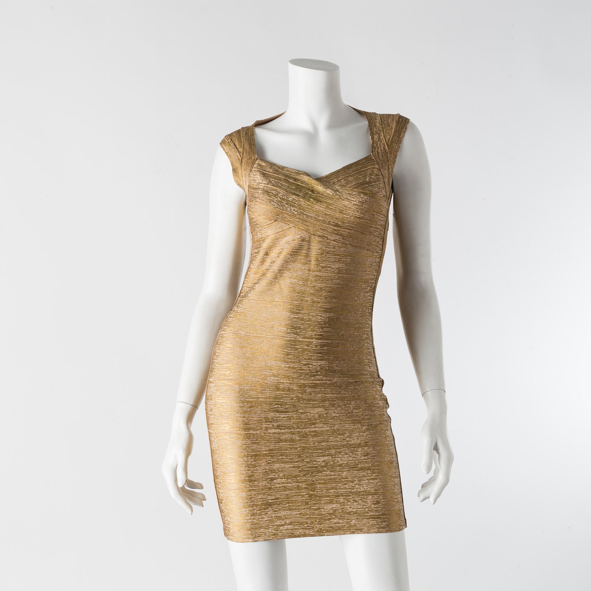 A dress by Herv Leger, size M. - Bukowskis