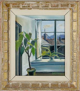 LARS BOËTHIUS, olja på pannå. Signerad och daterad 34.