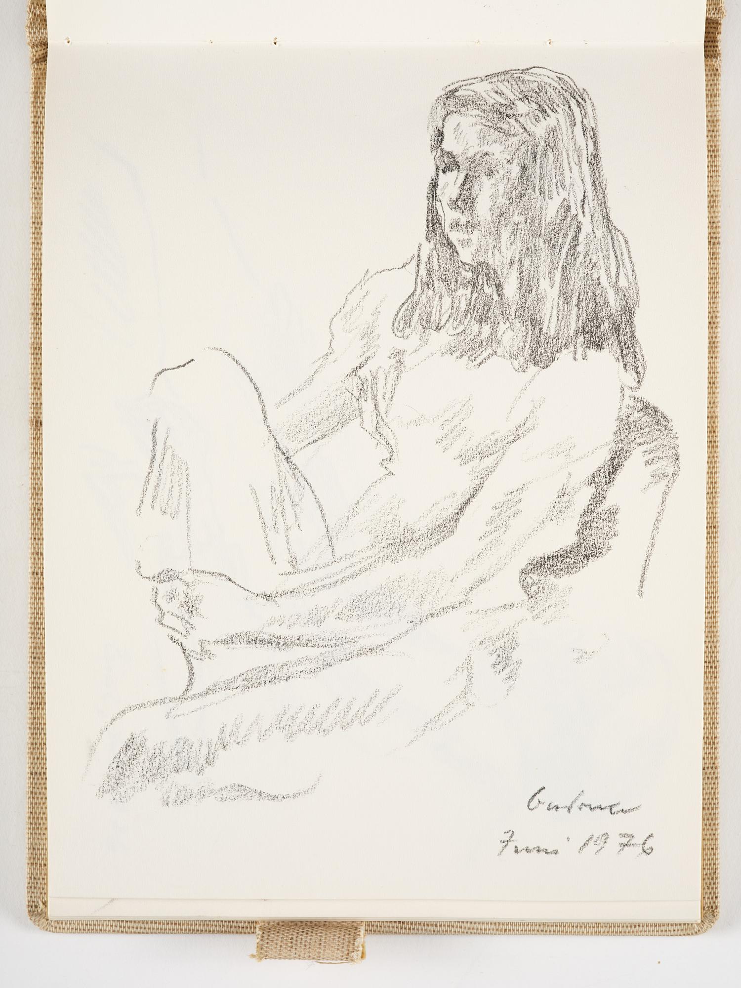 Lotte Laserstein, 4 skissböcker med blyertsteckningar.