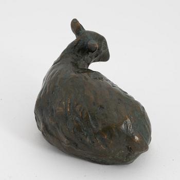 Henrik Allert, a signed bronze sculpture.