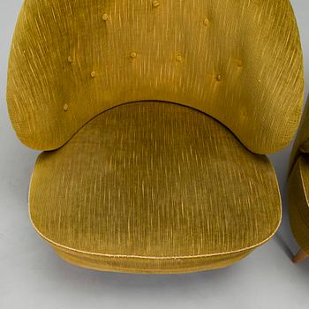 Fåtöljer, 3 st, 1900-talets mitt.