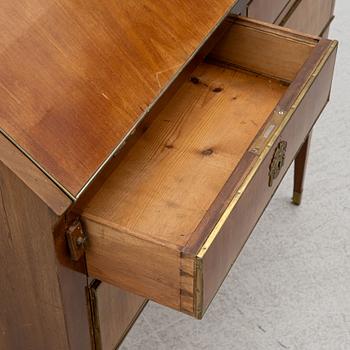 Slant-front secretary, Gustavian style, circa 1900.