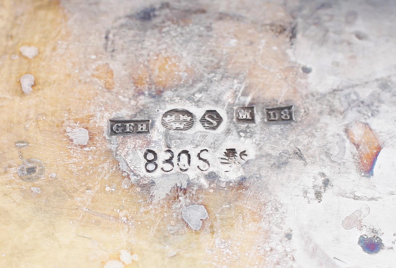 KAFFESERVIS, 3 delar, silver, rokokostil, 1930. Total vikt ca 1196 g.
