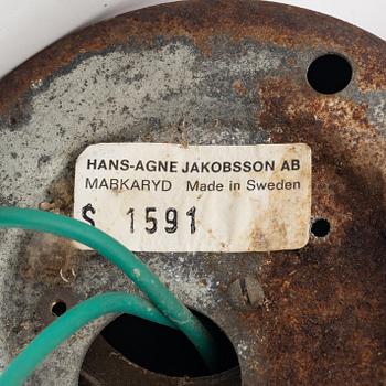 Hans-Agne Jakobsson, wall lamps, a pair, model S1591, Hans-Agne Jakobsson AB, mid-20th century.