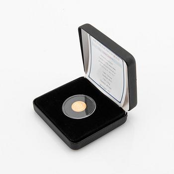 Gold coin Sweden, Gustav V 5 kr, 1920.