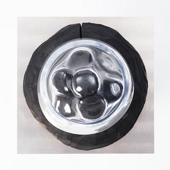 Co-Lab (Markus Emilsson, Camilla Carnmo, Carl-Oscar Karlsson), skulptur,  "Allt Smör i Småland" 2016.