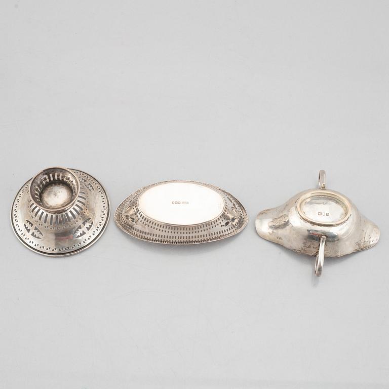 A set of silver, 5 pieces, England, including Sigmund Zyto, London 1924.