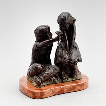 SKULPTUR, brons, signerad Manfred, 3/100.