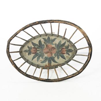 Pine basket, folk art, Jämtland, 19th century.