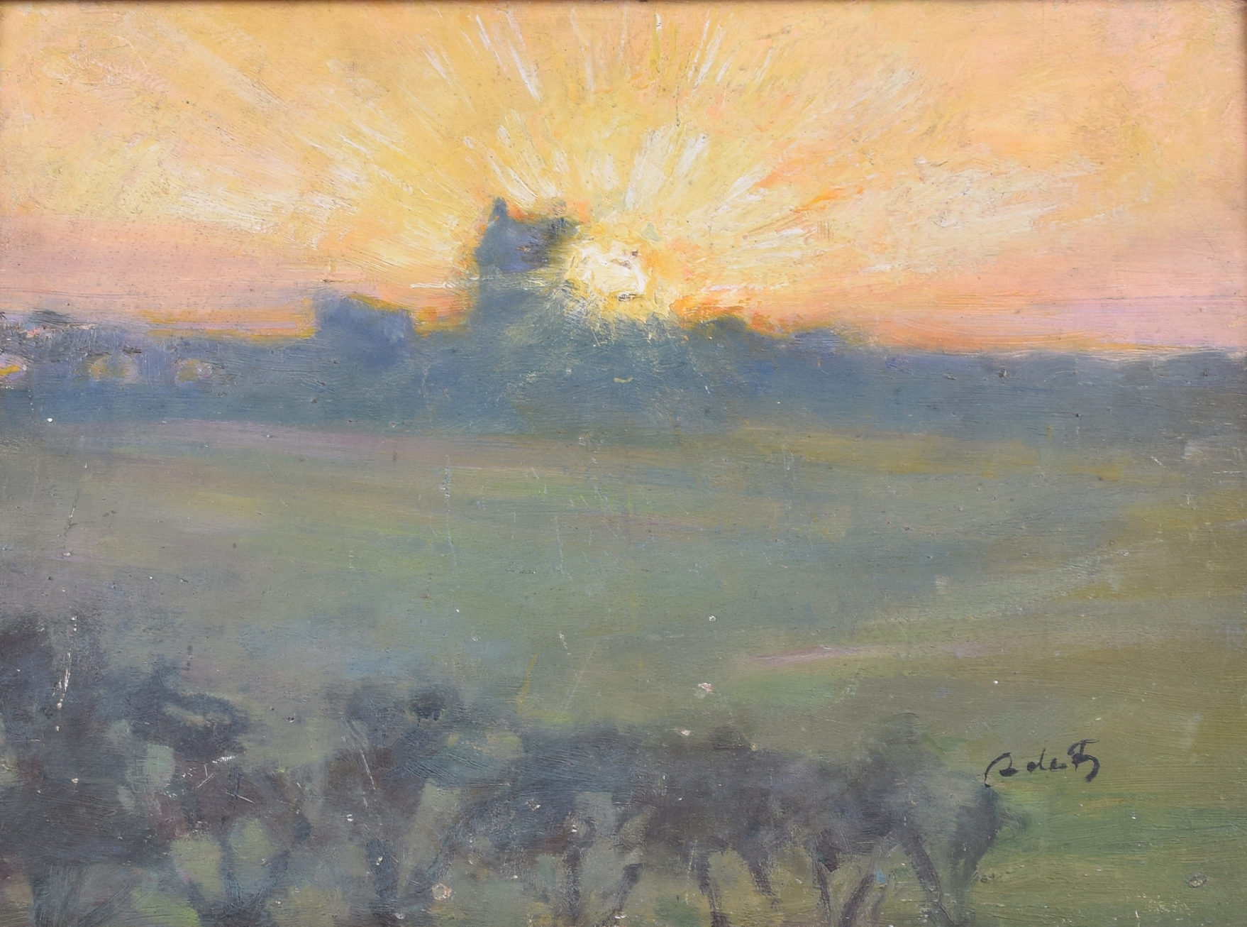 Agnes de Frumerie, Landscape from Brittany.