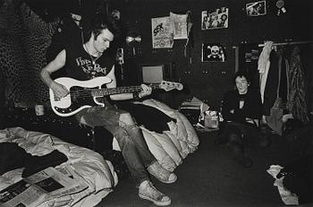 204. Ulla Lemberg, "Sex Pistols Johnny Rotten & Sid Vicious, Denmark Street, London 1977".