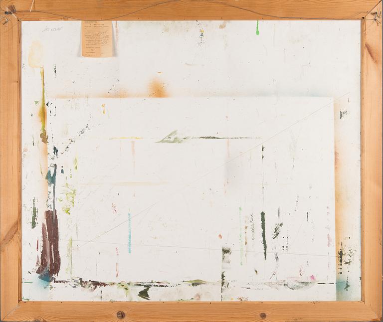 EDGAR VALTER, oil on board.