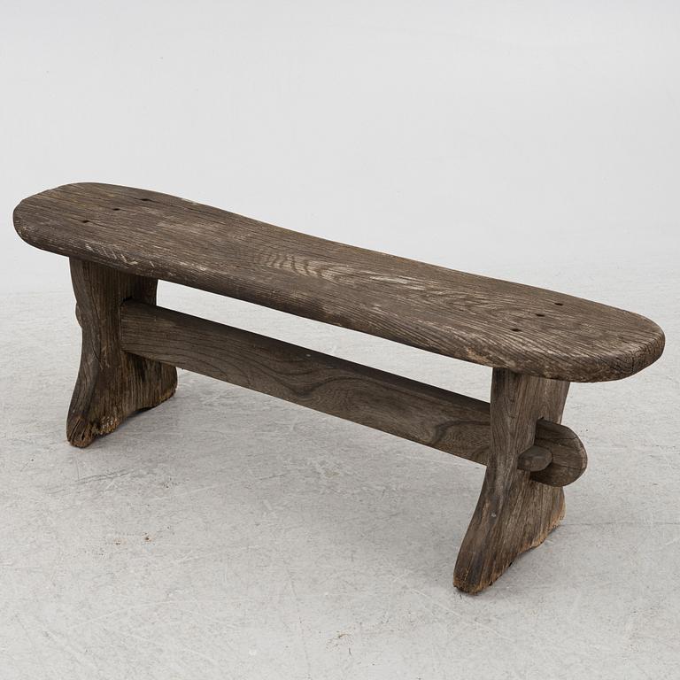 A garden bench, Dartington Hall Ltd, England.