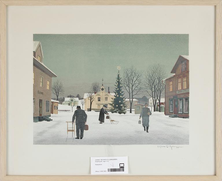 REINHOLD LJUNGGREN, färglitografi, sign. o nr. 84/300.