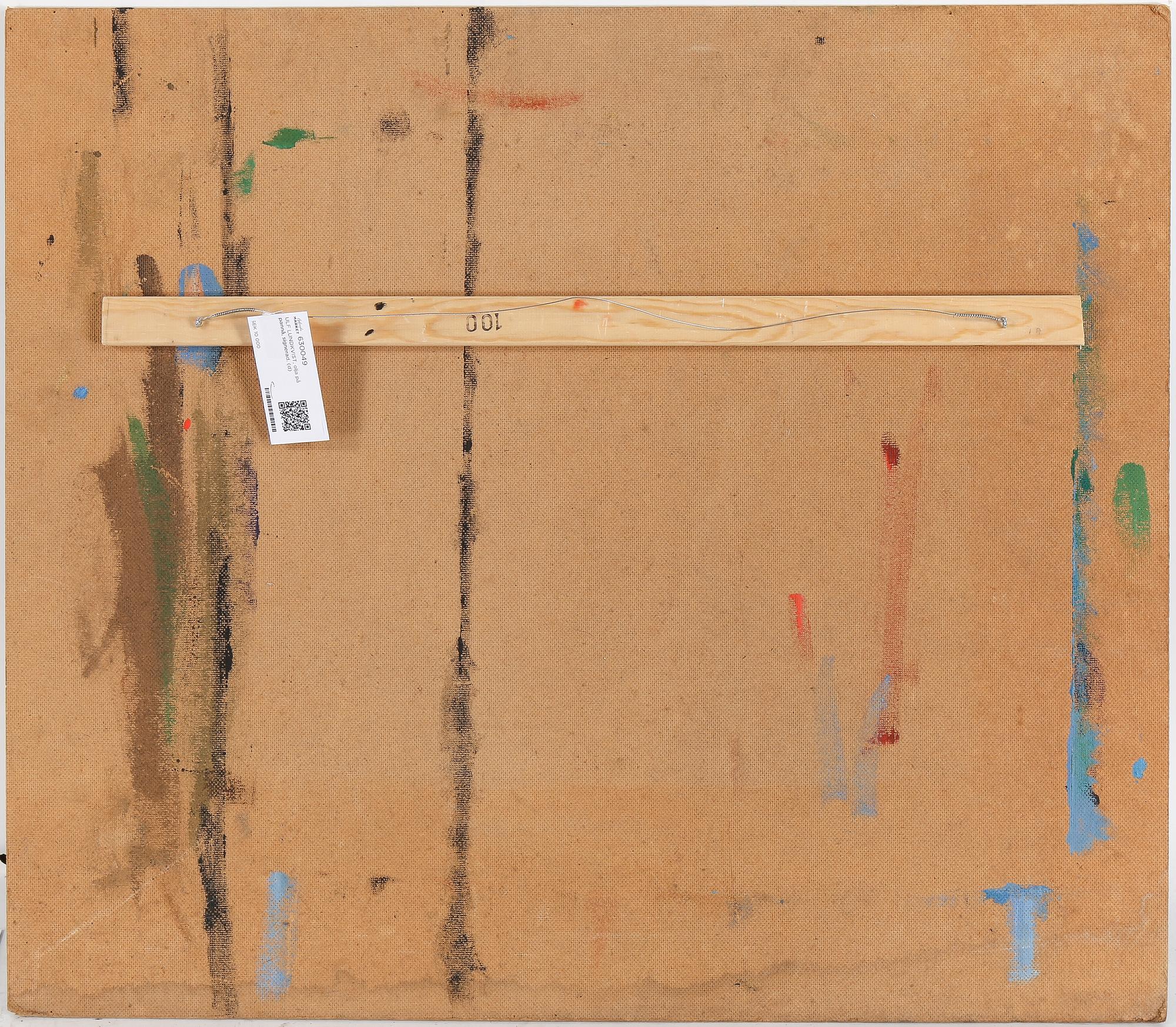 ULF LUNDKVIST, olja på pannå, signerad.