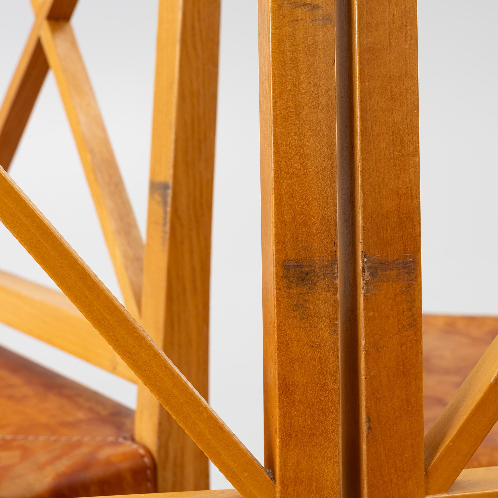 Mario Asnago & Claudio Vender, eight 'Moka' chairs, Flexform, Italy, 1990s.