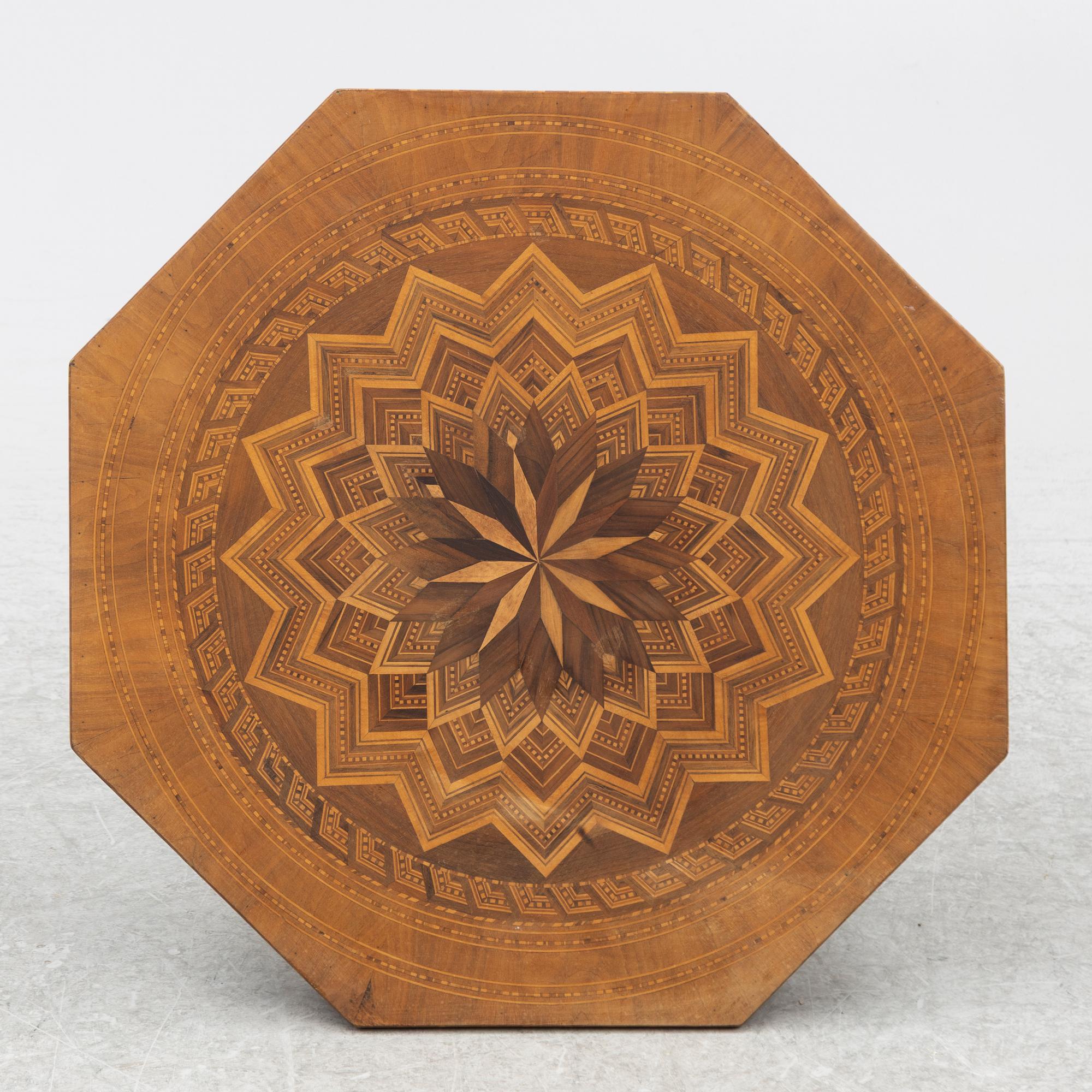 Pillar table, circa 1900.