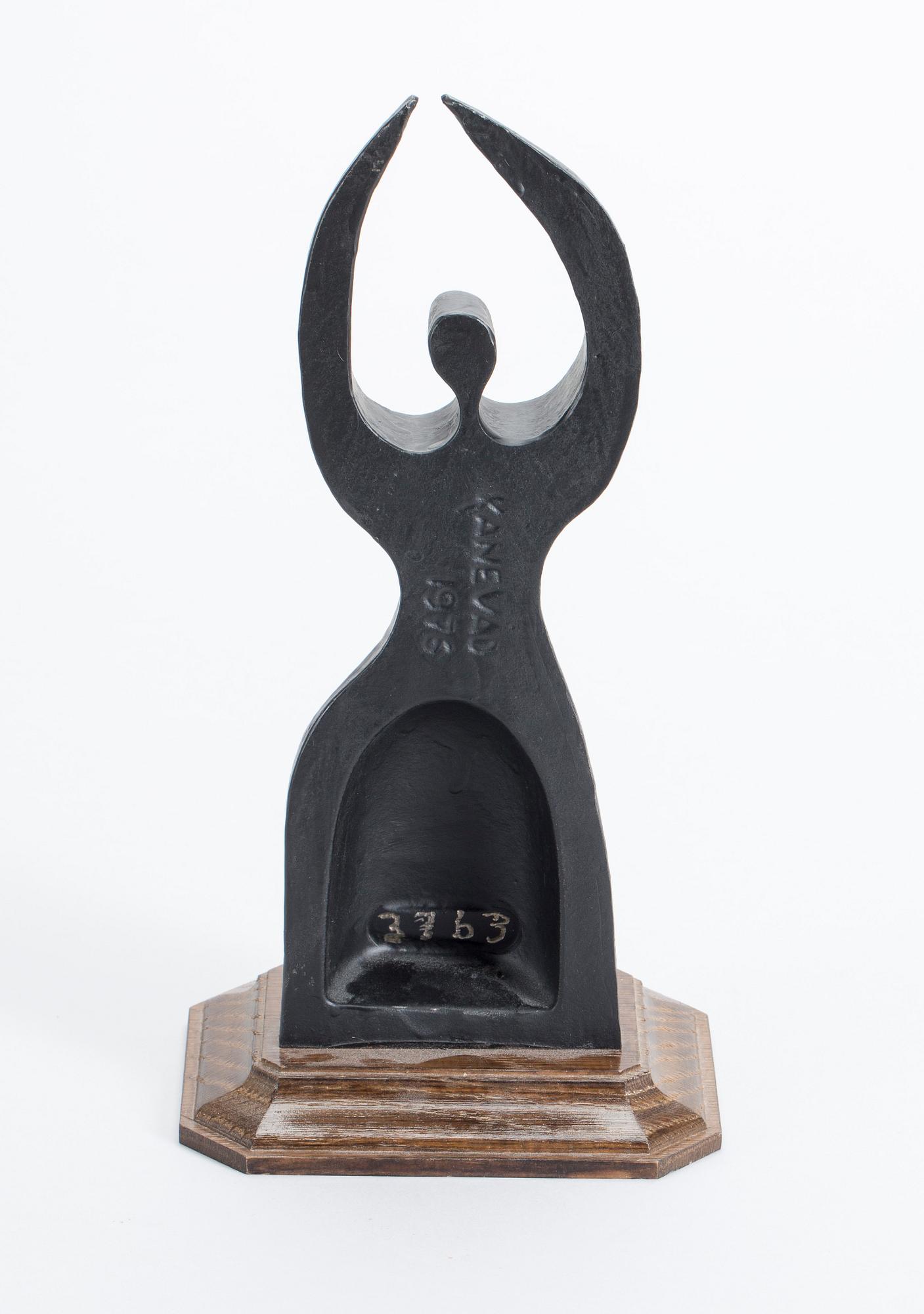 GUNNAR KANEVAD, skulptur, gjutjärn, utförd 1976.