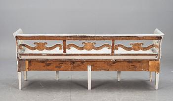 SOFFA, gustaviansk stil, 1800-tal.