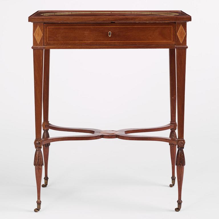 Bord, av Fredrik August Eckstein (mästare i Stockholm 1794-1814), Sengustavianskt.
