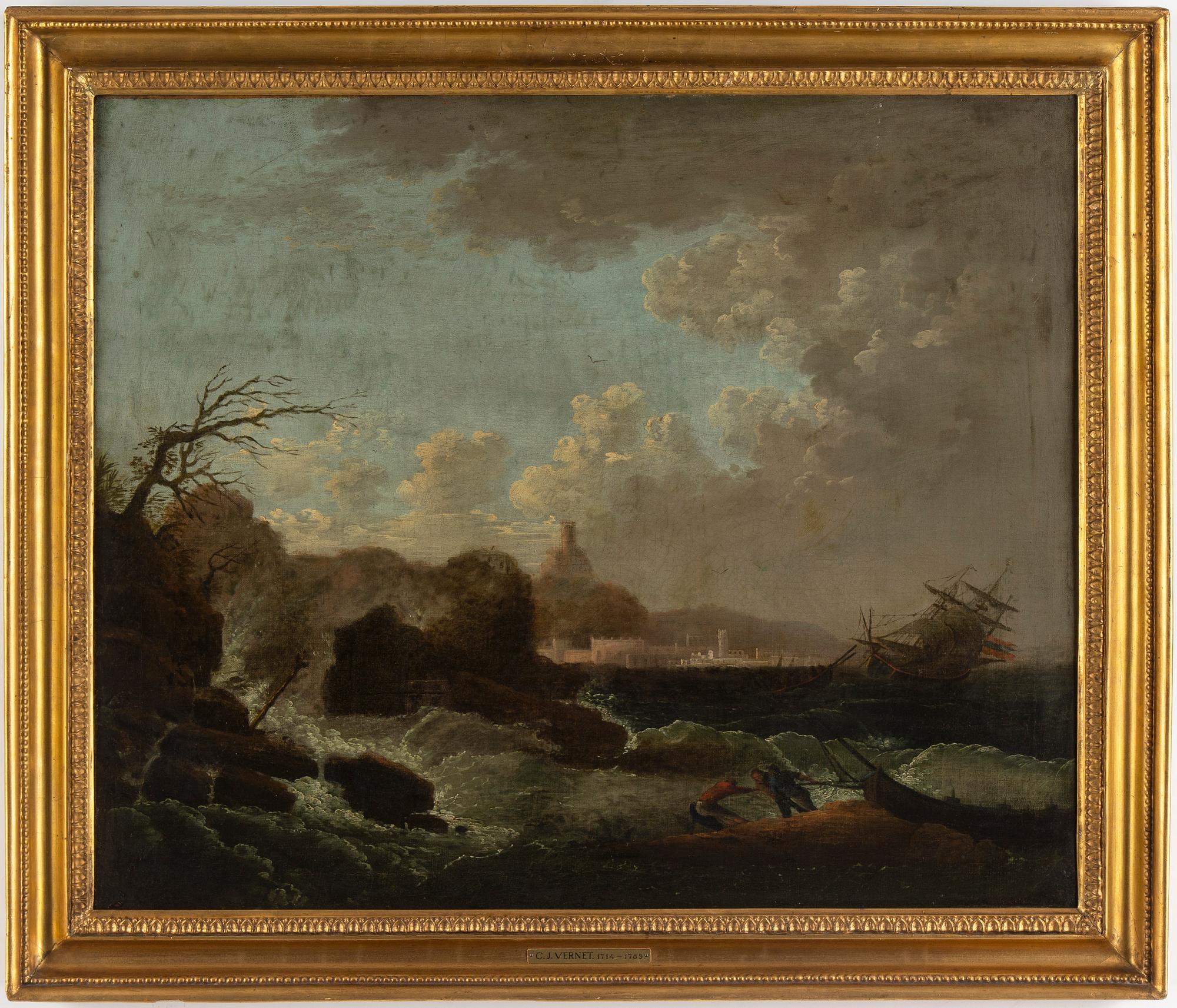 JOSEPH VERNET, circle of, oil on canvas.