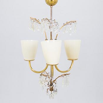 Lisa Johansson-Pape, a 1940's '68' chandelier for Stockmann Orno.