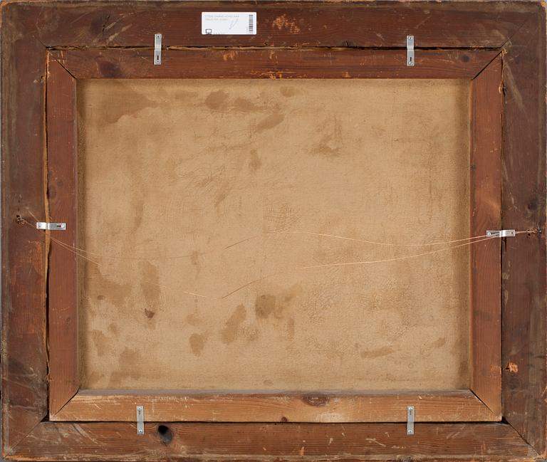 OKÄND KONSTNÄR, olja på duk, ej sign. 1800/1900-tal.