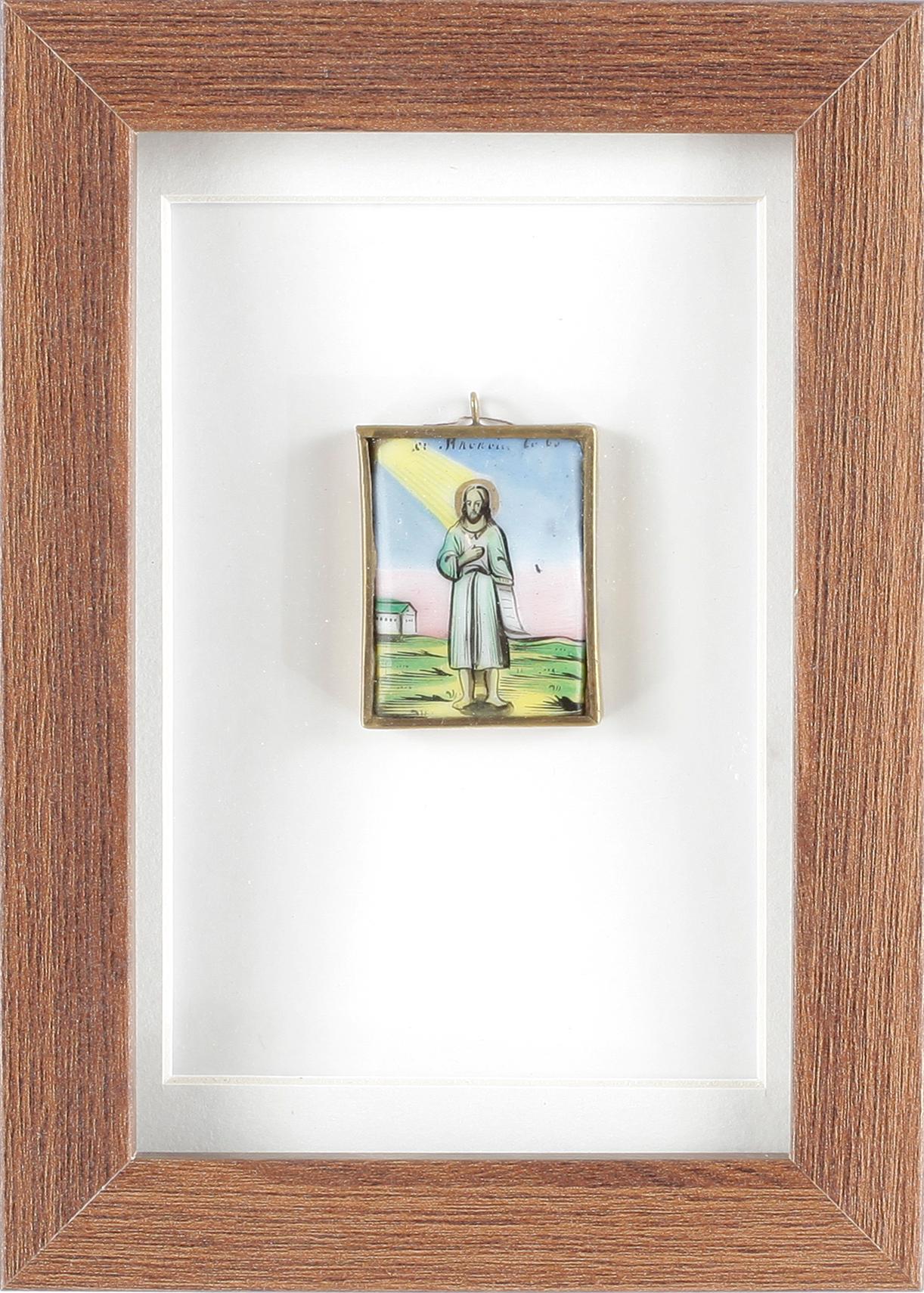 IKONER, 4 st, miniatyrer, troligen Ryssland och 1800-tal.