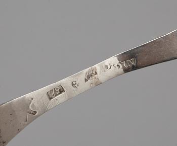 SKEDAR, 18 st, silver, bla Johan Henrik Leffler, Falun, 1700-1800-tal. Total vikt ca 796 g.