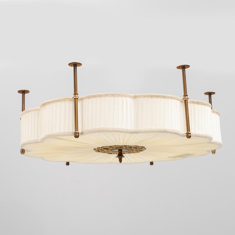 A Swedish Grace ceiling lamp, 1920's/30's.