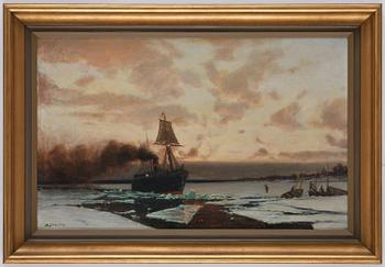 Berndt Lindholm, Ice chute.