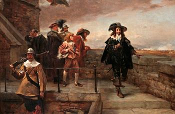 206. Robert Alexander Hillingford, "Charles I on the walls of Chester".
