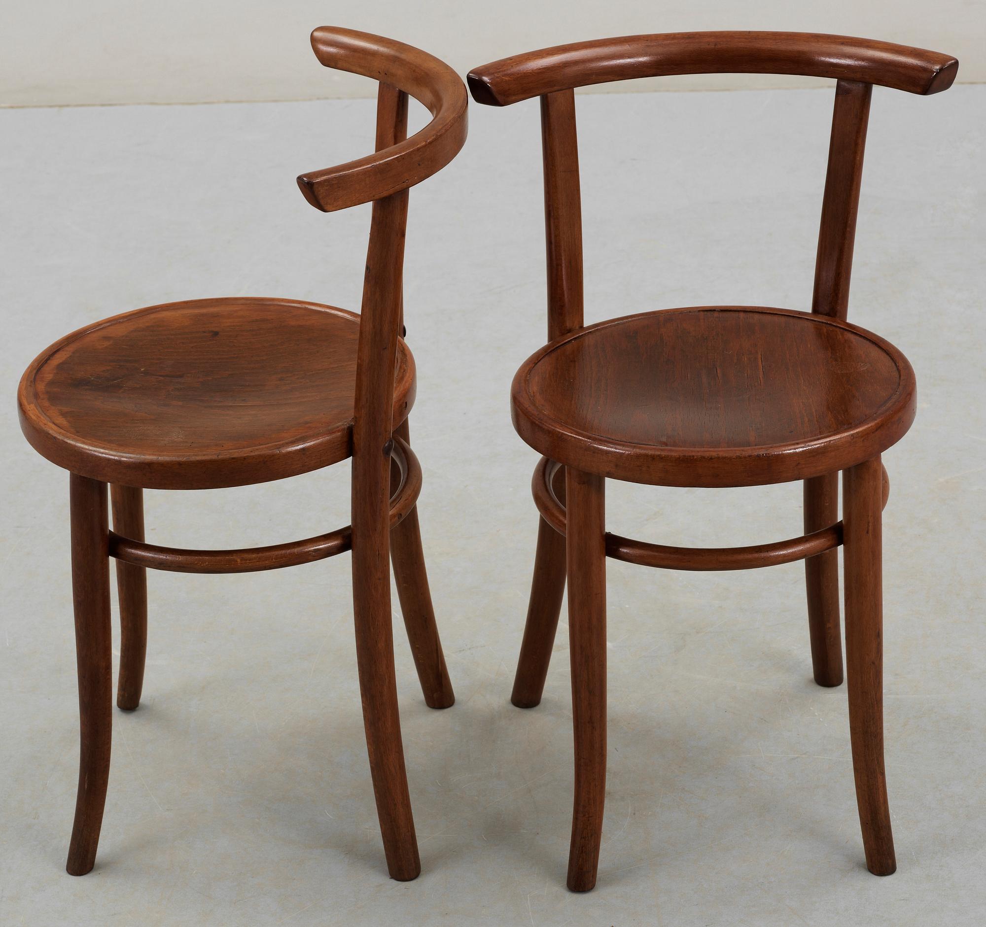 STOLAR, 6st, Thonet, 1900-talets andra hälft.