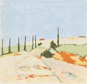 Anders Palmér · ANDERS PALMÉR, färglitografi, signerad och numrerad 65/190.