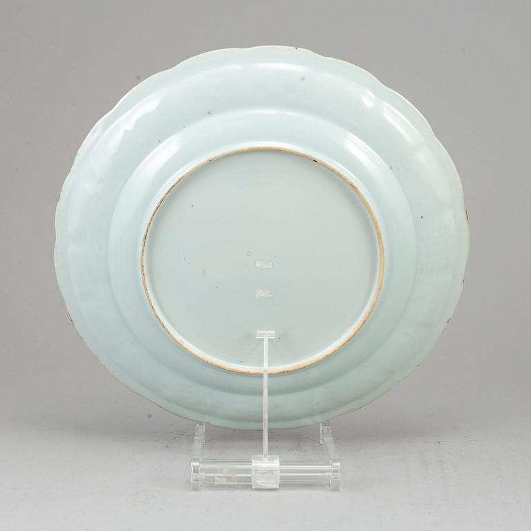 FAT, kompaniporslin. Qingdynastin, Qianlong (1736-95).