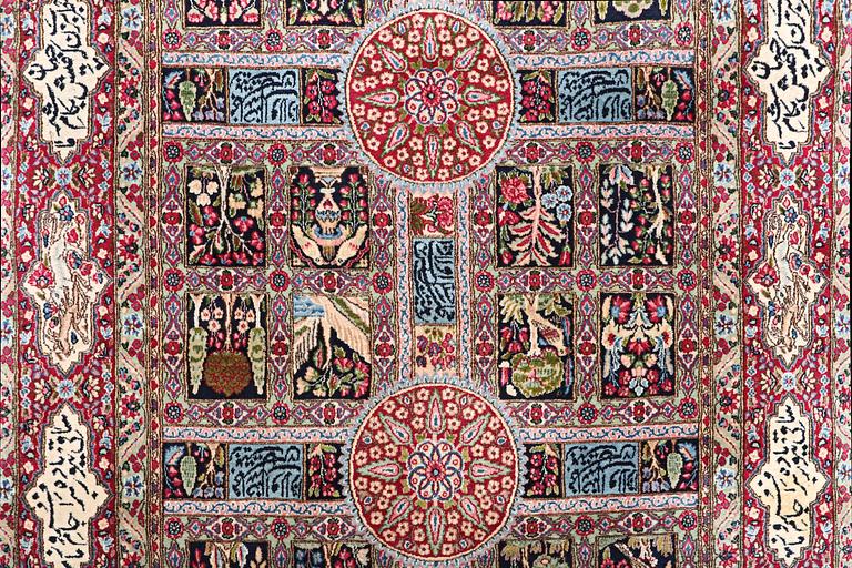 Matta, semiantik/old, Kirman, ca. 273 x 174 cm.