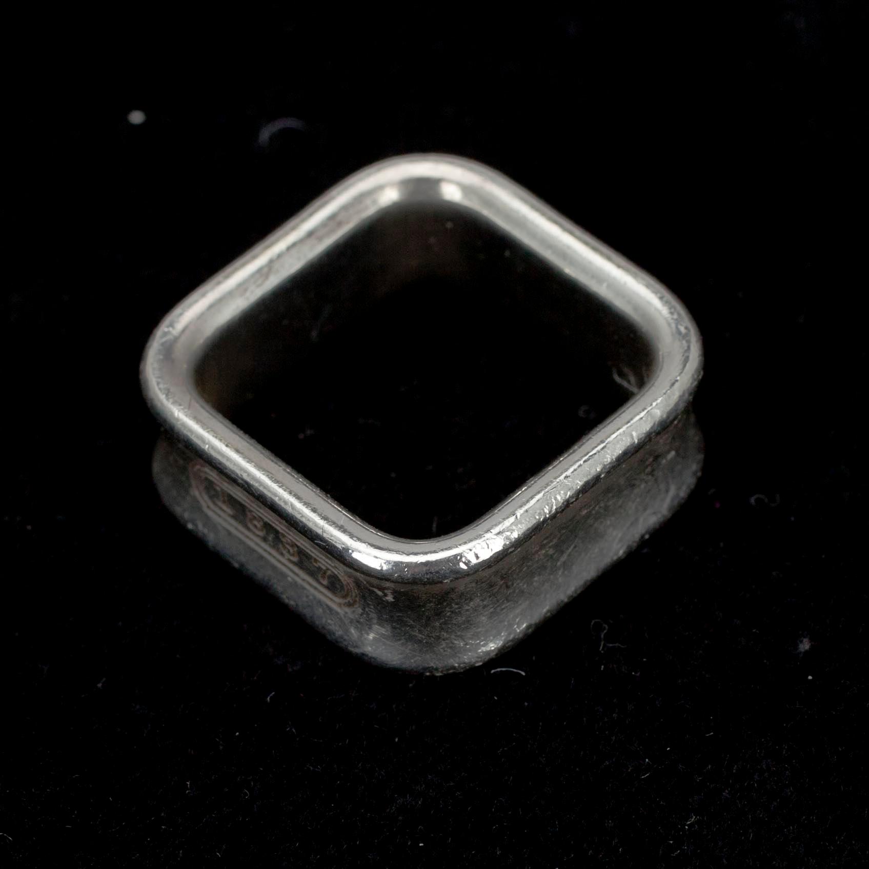 RING, sterling silver, Tiffany & Co., vikt 10,1 g.
