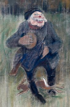 ALBERT ENGSTRÖM, olja på duk, signerad.